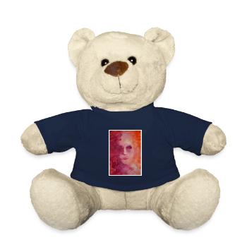 Reproduction d'art originale "Arlequin" - Nounours - bleu marine - Devant