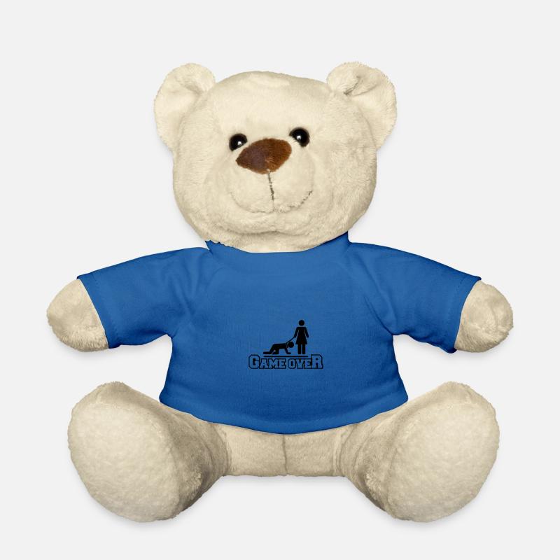 ehepaar game over - Teddy - Königsblau