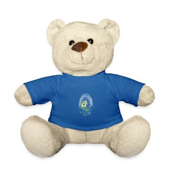 Sittich Fingerprint Kreativer Sittich - Teddy - Königsblau - Vorne