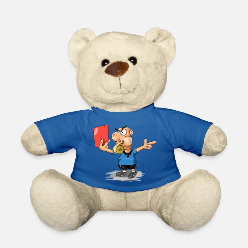 Lustiger Schiedsrichter Geschenk - Teddy - Königsblau