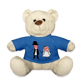 Brautpaar (b) - Teddy - Königsblau - Vorne