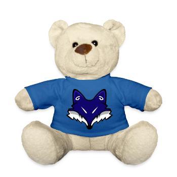 La Tête du Renard Bleu - Nounours - bleu roi - Devant