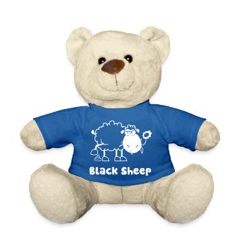 Black Sheep, Black Sheep - Teddy Bear - royal blue - Front