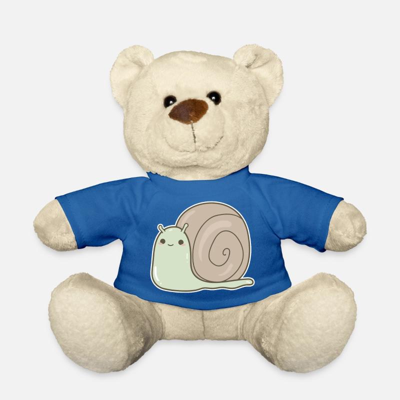 Schnecke - Teddy - Königsblau