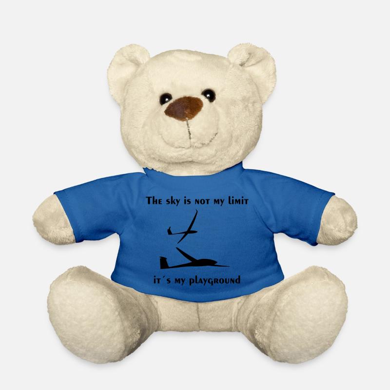 Glider Glider Gliding Glider Pilot - Teddy Bear - royal blue