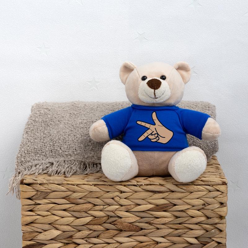 Right Hand Rule - Physics Math - Gangster sign Teddy Bear