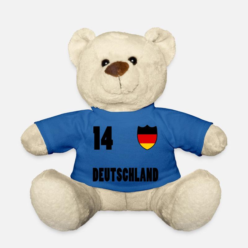 wm trikot 14 deutschland - Teddy - Königsblau