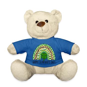 Happy St. Patrick´s Day Saint Patrick Irland Irish - Teddy - Königsblau - Vorne