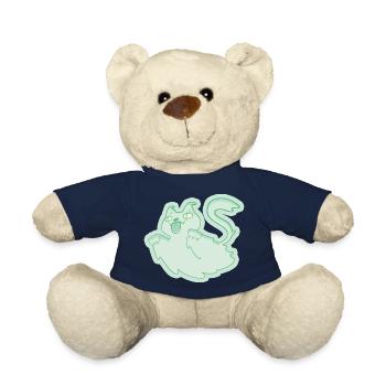 Ghost Kitty - Teddy Bear - french navy - Front