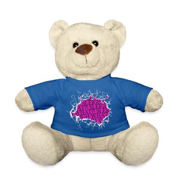 Père Noël Bodybuilder Cool Idée cadeau Drôle Citation Mignonne - Nounours - bleu roi - Devant