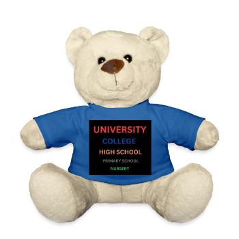UNIVERSITY-NURSERY BRAND - Teddy Bear - royal blue - Front