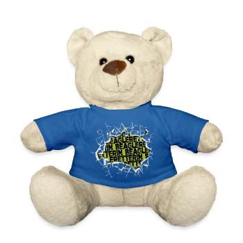 lieben pudel statement geburtstagsgeschenkidee - Teddy - Königsblau - Vorne