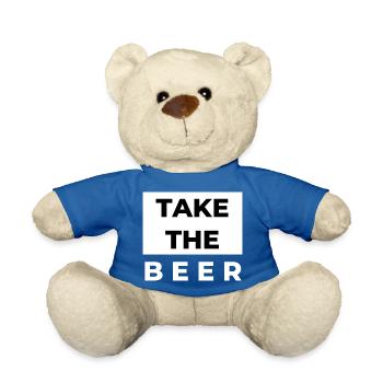Take the BEER 🍺 - Teddy - Königsblau - Vorne