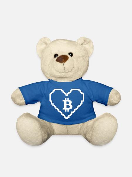 Crypto Bitcoin Trading - Teddy - Königsblau