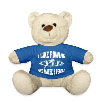 Rowing Rowing Rowing Rowing Club Rowing Team - Teddy Bear - royal blue - Front