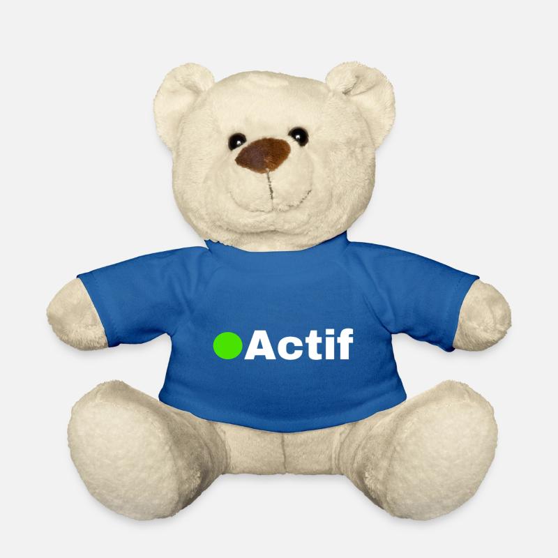actif messenger - Nounours - bleu roi