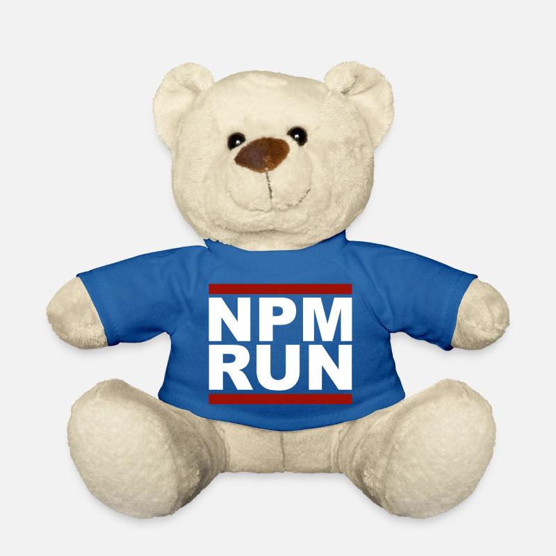 javascript, Javascript, npm run - Teddy - Königsblau