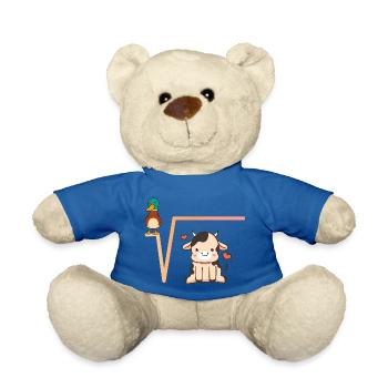Idee für eine Mathematikerin - Teddy - Königsblau - Vorne