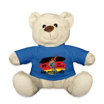 Deutschland Flagge Volk - Teddy - Königsblau - Vorne