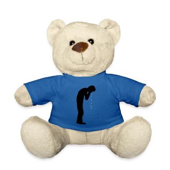 Howling drops of depression - Teddy Bear - royal blue - Front