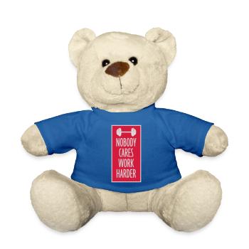 nobody cares work harder - Teddy - Königsblau - Vorne