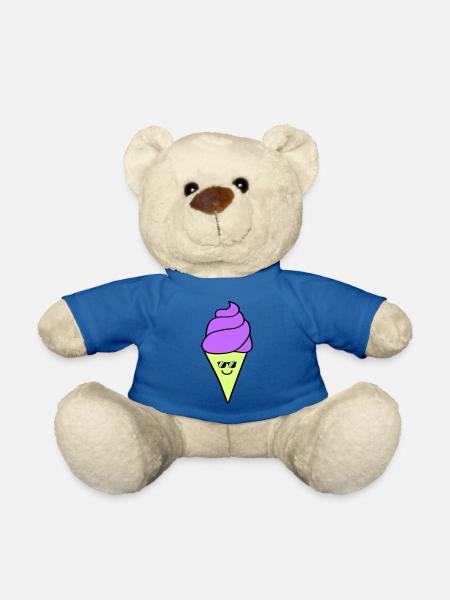 Glaces - Nounours - bleu roi