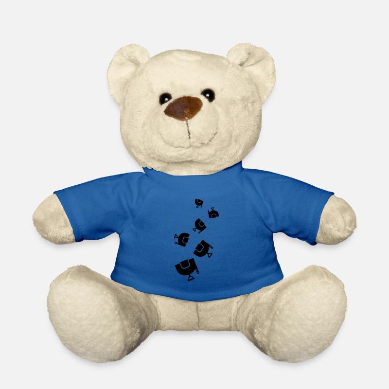 Équitation en selle - Nounours - bleu roi