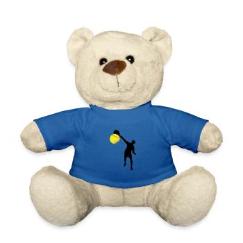 Padel man - Teddy Bear - royal blue - Front