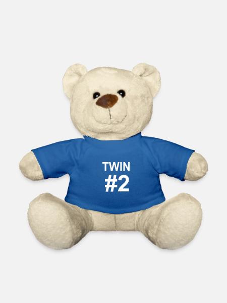 Twin 2 | Twin 2 - Nounours - bleu roi