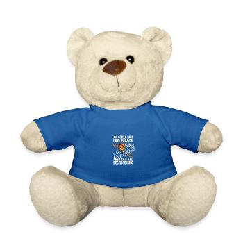 Begeisterung Posaune Posaunenspieler Posaunist - Teddy - Königsblau - Vorne