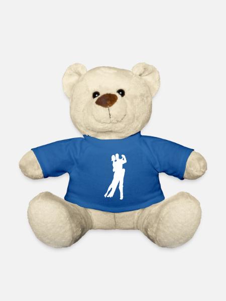 Salsa Tango Walzer Foxtrott Tanzsport Geschenkidee - Teddy - Königsblau