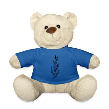 Olive Branch - Teddy Bear - royal blue - Front