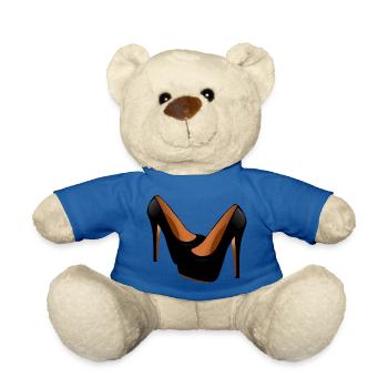 schuhe highheels schoes flipflops boots stiefel37 - Teddy - Königsblau - Vorne