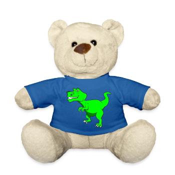 Dino pour les enfants - Nounours - bleu roi - Devant