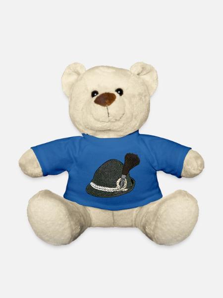 Gamsbart - Teddy - Königsblau