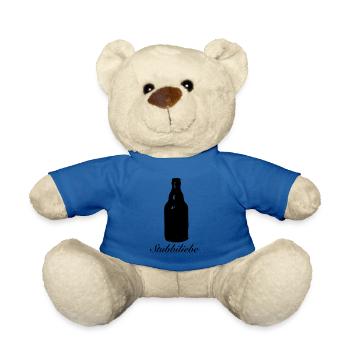 Stubbiliebe schwarz - Teddy - Königsblau - Vorne
