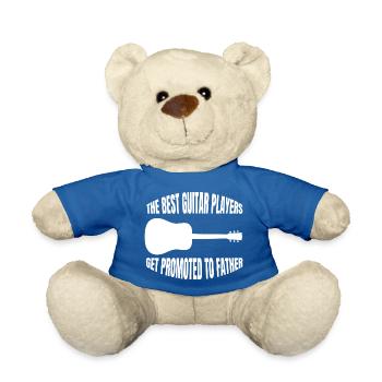 Gitarrist Papa Gitarre Musiker Dad Gitarren Vater - Teddy - Königsblau - Vorne