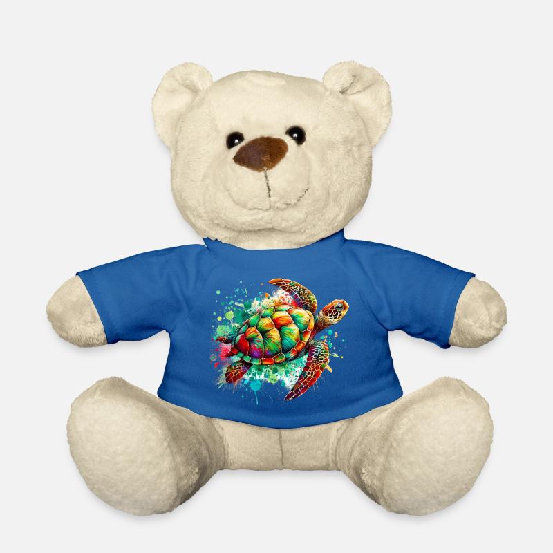 Schildkröte - Teddy - Königsblau