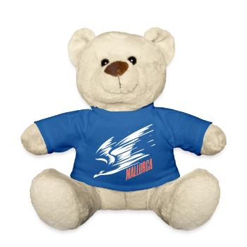 Mallorca Sturzflug Tiefflieger Möwe Urlaub T-Shirt - Teddy - Königsblau - Vorne