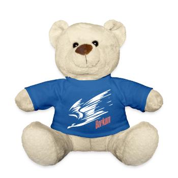 Borkum Sturzflug Tiefflieger Möwe Urlaub T-Shirt - Teddy - Königsblau - Vorne