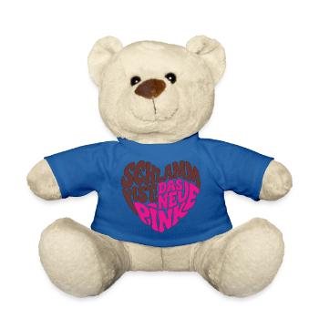 Schlamm ist das neue Pink - Teddy - Königsblau - Vorne