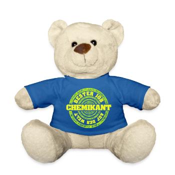 Technicien chimiste en tant que métier - Nounours - bleu roi - Devant