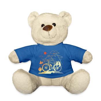 Mountainbiken Vintage - Teddy - Königsblau - Vorne
