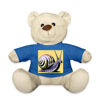 Schnecke - Teddy - Königsblau - Vorne