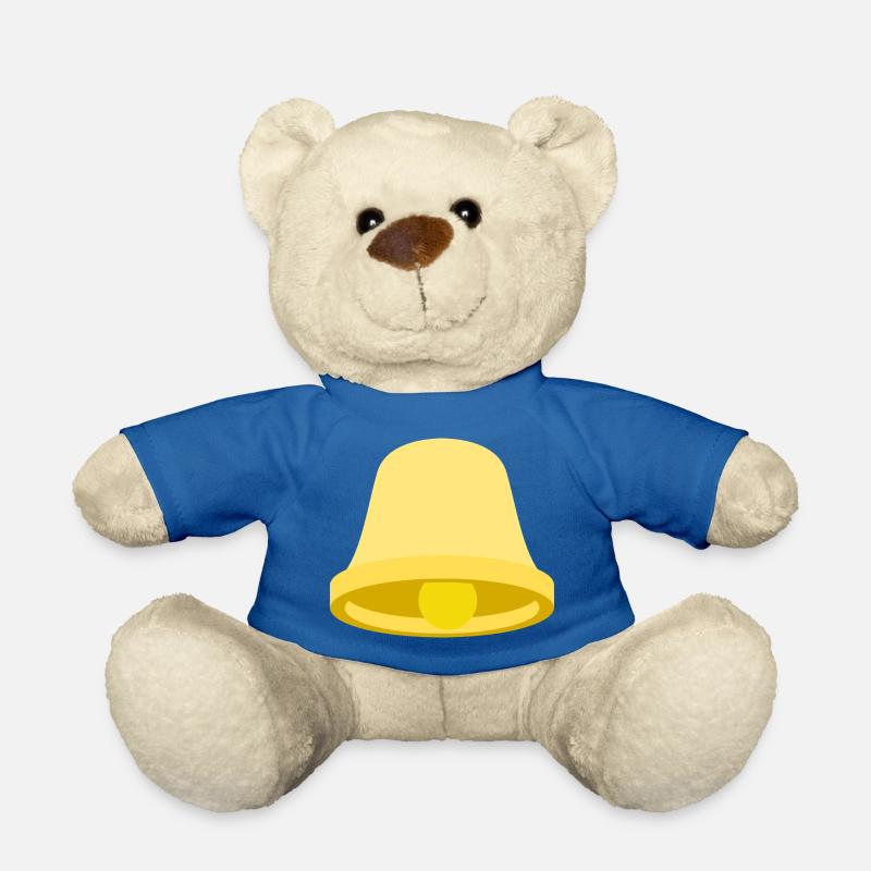 Yellow Bell Icon – Minimal - Teddy Bear - royal blue