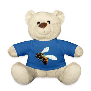 Abeille - Nounours - bleu roi - Devant