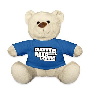 Tuning is not a Crime (Farben änderbar) - Teddy - Königsblau - Vorne