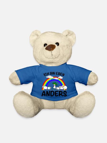Anders sein Einzigartig - Teddy - Königsblau