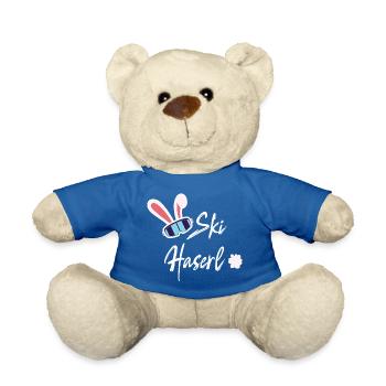 Skihaserl - Skihase - Skifahren - Skiurlaub - Teddy - Königsblau - Vorne