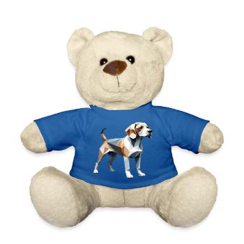Beagle - Haustier Hund Design - Teddy - Königsblau - Vorne